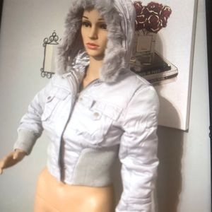 Silver Bomber jacket